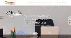 Desktop Screenshot of latiumweb.com